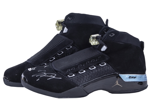 Michael Jordan "17" Signed Sneakers - The "Legacy Collection" (#01/23; Limited to 23 Examples) - UDA